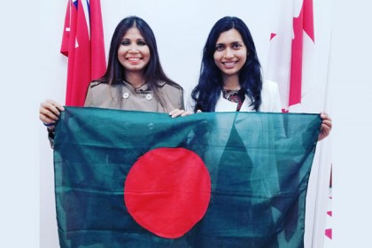 বিশ্বজয়ী নাজমুনকে কানাডার প্রাদেশিক এমপি ডলি বেগমের অভিনন্দন 