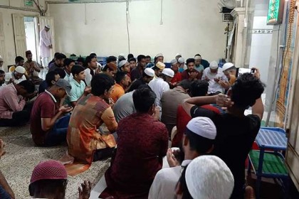 ময়মনসিংহে শেখ রাসেলের জন্মদিনে মহানগর ছাত্রলীগের মিলাদ