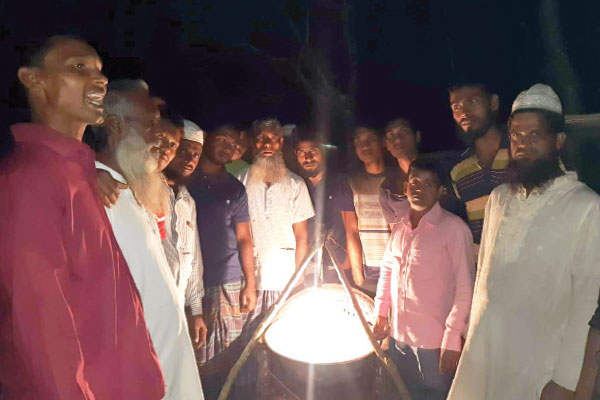 বোয়ালমারীতে আলোকফাঁদ