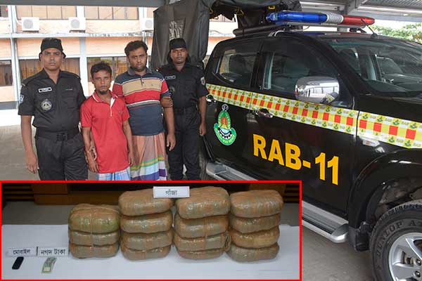 সিদ্ধিরগঞ্জে ৩০ কেজি গাঁজাসহ গ্রেফতার ২