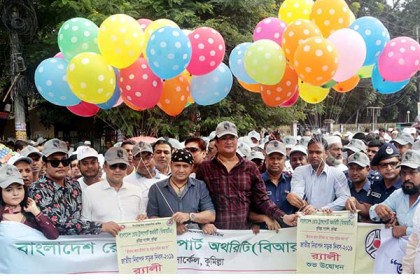 কুমিল্লা জাতীয় নিরাপদ সড়ক দিবস পালিত