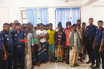 মানিকগঞ্জে ইলিশ শিকারের দায়ে ৩৭ জেলেকে দণ্ড