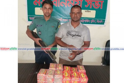সিলেটে ৬০০ চকলেট বোমাসহ যুবক আটক