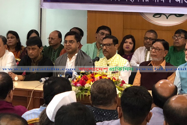 শুদ্ধি অভিযান দেশ ও আন্তর্জাতিক অঙ্গনে প্রশংসিত হচ্ছে: ওবায়দুল কাদের