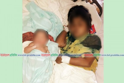 বরিশাল শেবাচিম হাসপাতালে মানসিক ভারসাম্যহীন নারীর সন্তান প্রসব