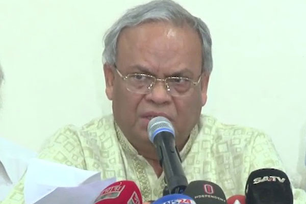খালেদা জিয়ার জামিনের চাবি শেখ হাসিনার হাতে : রিজভী