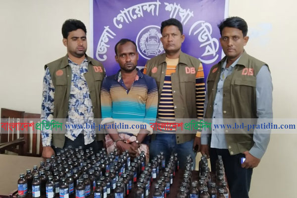 মেহেরপুরে ফেনসিডিলসহ পুলিশের হাতে আটক ১