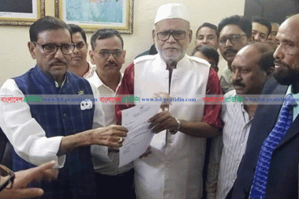 জয়নাল হাজারীকে আওয়ামী লীগের উপদেষ্টা মনোনীত করে চিঠি
