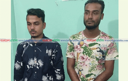 সিলেটে রক্তমাখা ছুরিসহ দুই যুবক আটক