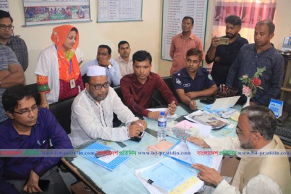 বড়লেখা হাসপাতালের অনিয়ম দেখে ক্ষোভ পরিবেশ মন্ত্রীর