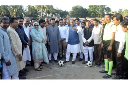 আঠারো বছর পর উদ্ধার হলো ফুটবল মাঠ