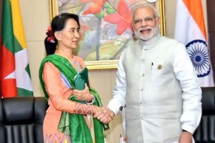 সু চিকে দ্রুত রোহিঙ্গাদের ফিরিয়ে নিতে বললেন মোদি