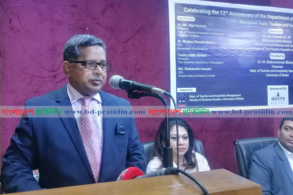 দেশের পর্যটন শিল্পকে বিশ্বের সামনে তুলে ধরা হবে : পর্যটন প্রতিমন্ত্রী
