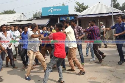 তাড়াশে বিএনপির দুই গ্রুপের সংঘর্ষে আহত ১০