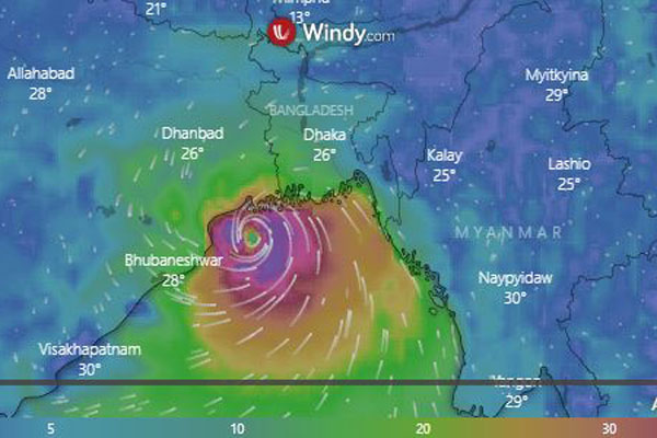 ঘূর্ণিঝড় বুলবুল নিয়ে পিরোজপুরে আতঙ্ক