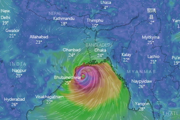 ধেয়ে আসছে বুলবুল, পটুয়াখালীর উপকূলজুড়ে বৃষ্টি