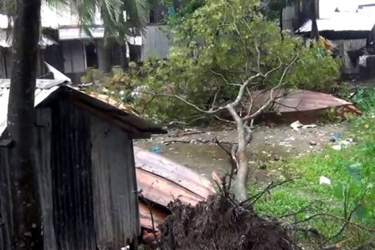 কলাপাড়ায় ঘূর্ণিঝড় বুলবুলে নিহত ২ 