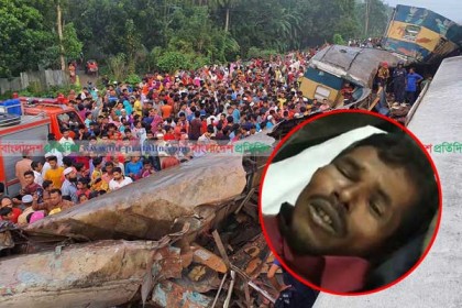 দুই ট্রেনের সংঘর্ষ; জ্ঞান ফিরলেও জাহাঙ্গীর জানেন না তার সব শেষ!