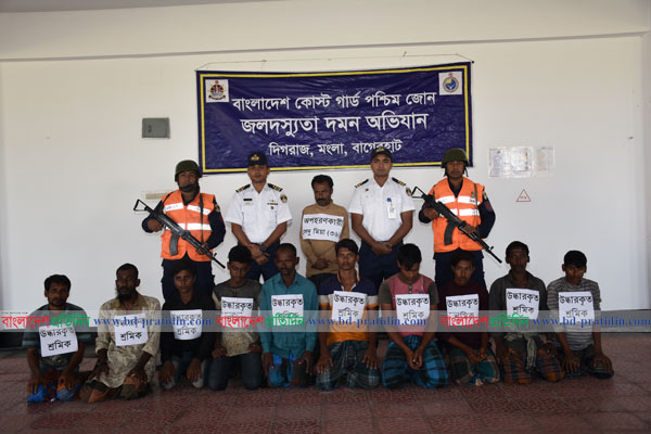 দুবলার চর থেকে অপহৃত ১০ শ্রমিক উদ্ধার, আটক ১ 