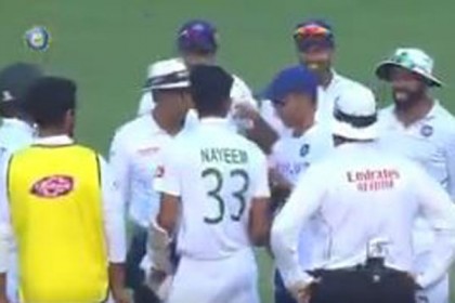 নাঈমের মাথার আঘাত সামলাতে মাঠে আসেন ভারতীয় ফিজিও (ভিডিও)