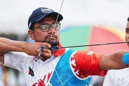 এশিয়ান আর্চারি চ্যাম্পিয়নশীপে ১৪তম স্থানে রোমান সানা