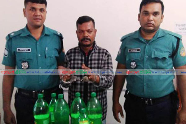 রংপুরে চোলাই মদ উদ্ধার, গ্রেফতার ১৭