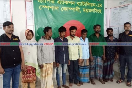নারীসহ সিএনজি ও গাড়ি ছিনতাইকারী চক্রের ৭ সদস্য আটক