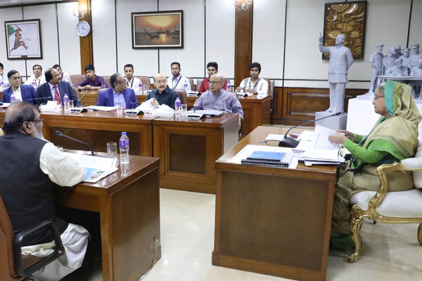 স্বাধীনতা স্তম্ভ নির্মাণসহ চার প্রকল্প দ্রুত বাস্তবায়নে তাগিদ প্রধানমন্ত্রীর