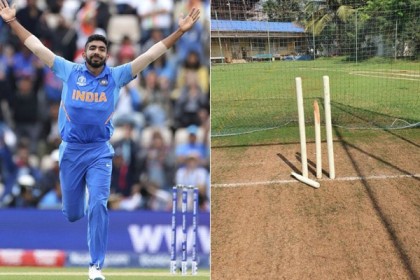 ভেঙে দিলেন স্টাম্প! বুমরাহ'র 'হুঙ্কার'