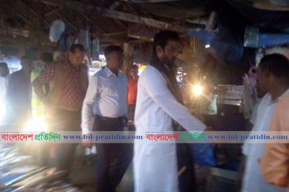 শেখ তন্ময়ের বাজার পরির্দশনের খবরে কমল পিয়াজের দাম