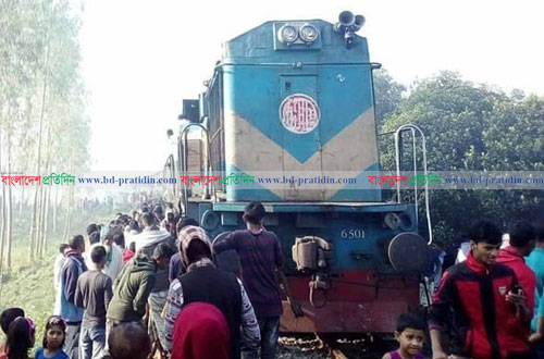 সিরাজগঞ্জে ট্রেনের ইঞ্জিন বিকল, দেড়ঘণ্টা পর ট্রেন চলাচল স্বাভাবিক