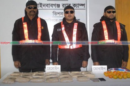 চাঁপাইনবাবগঞ্জে ১০ কেজি হেরোইনসহ আটক ১ 