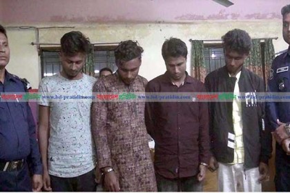 মাদ্রাসাছাত্রীকে শ্লীলতাহানি; আটক চার বখাটের বিরুদ্ধে মামলা