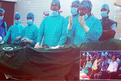 গাজীপুরে ঝুঁকিপূর্ণ হৃদরোগ চিকিৎসার ডেমন্সস্ট্রেসন ওয়ার্কসপ
