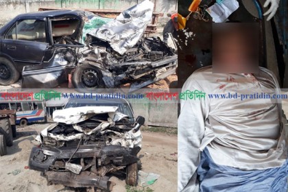 নরসিংদীতে প্রাইভেটকার-মাইক্রোবাসের সংঘর্ষে নিহত ১, আহত ৪