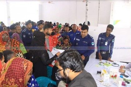 সাতক্ষীরায় ১ হাজার রোগীকে বিনামূল্যে চিকিৎসা সেবা 