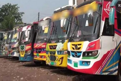 শেরপুর থেকে ঢাকাসহ দূরপাল্লার বাস চলাচল বন্ধ, দুর্ভোগে যাত্রীরা