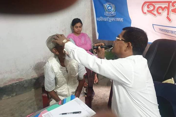 পিরোজপুরে নাক-কান-গলা রোগীদের হেলথ ক্যাম্প 