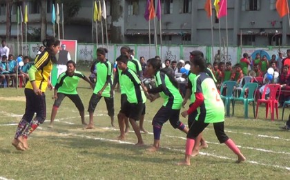 নেত্রকোনায় কাবাডি প্রতিযোগিতা