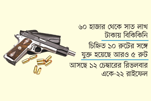 নতুন রুটে অস্ত্র পাচার