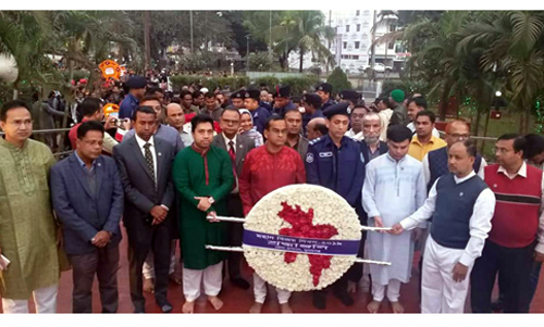 সুনামগঞ্জে যথাযোগ্য মর্যাদায় বিজয় দিবস উদযাপন