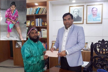 শাম্মীর চিকিৎসার দায়িত্ব নিলেন ঠাকুরগাঁওয়ের ডিসি