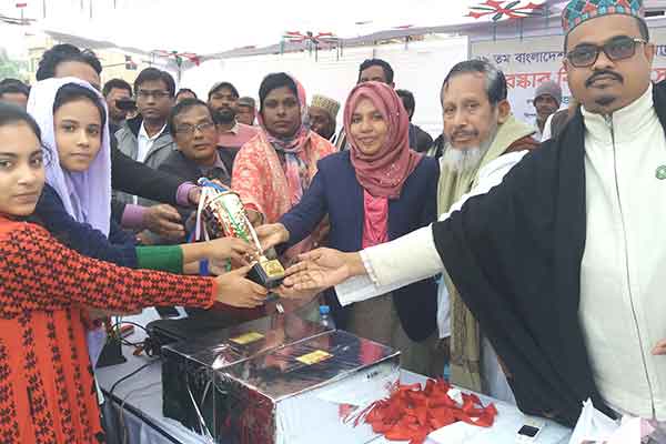 নাসিরনগরে শীতকালীন ক্রীড়া প্রতিযোগিতার পুরস্কার বিতরণ