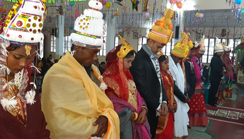 ঠাকুরগাঁওয়ে একই দিনে ৯ জোড়া বিয়ে 