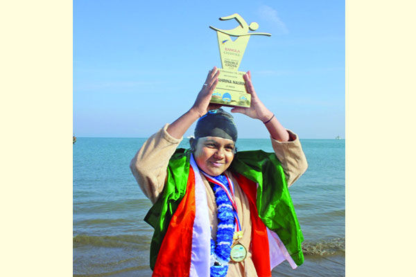বাংলা চ্যানেল ডাবল ক্রসের রেকর্ড তাহরিনার