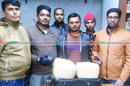 বরিশালে ৬ কেজি গাঁজাসহ আটক ২