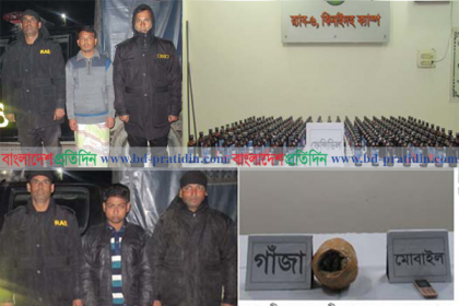র‌্যাবের অভিযানে যাশোর ও চুয়াডাঙ্গায় ২ মাদক ব্যবসায়ী গ্রেফতার