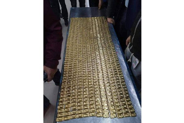 শাহজালালে ৬৪ কেজি স্বর্ণ উদ্ধার