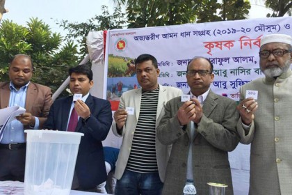 মাগুরায় ন্যায্য মূল্যে আমন ধান ক্রয়, লটারির মাধ্যমে কৃষক নির্বাচন