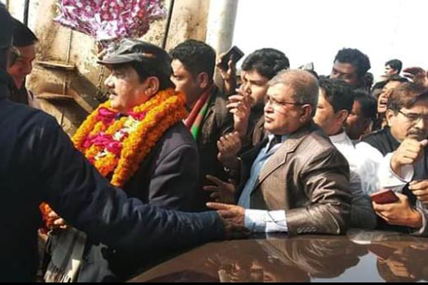 ভাঙ্গায় কাজী জাফরউল্লাহকে সংবর্ধনা